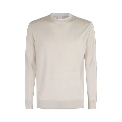 Eleventy Double-Collar Crewneck Knitwear