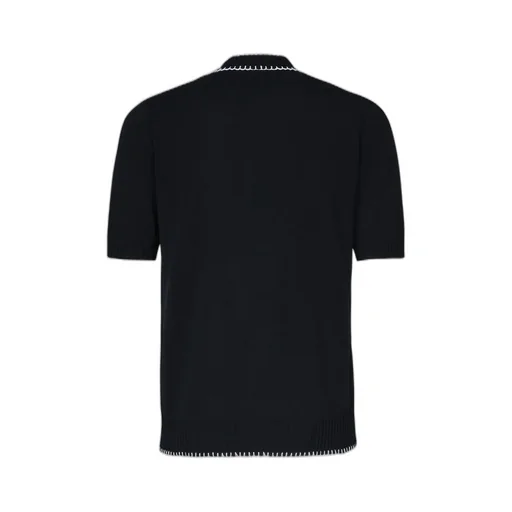 Eleventy Contrast Trim Polo Shirt