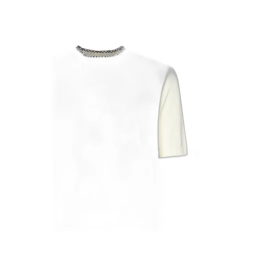 Eleventy Contrast Stitch Crew Neck T-Shirt
