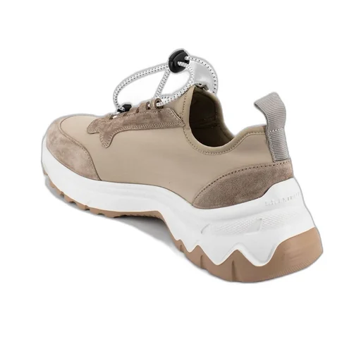 Eleventy Logo Patch Lace Up Sneakers