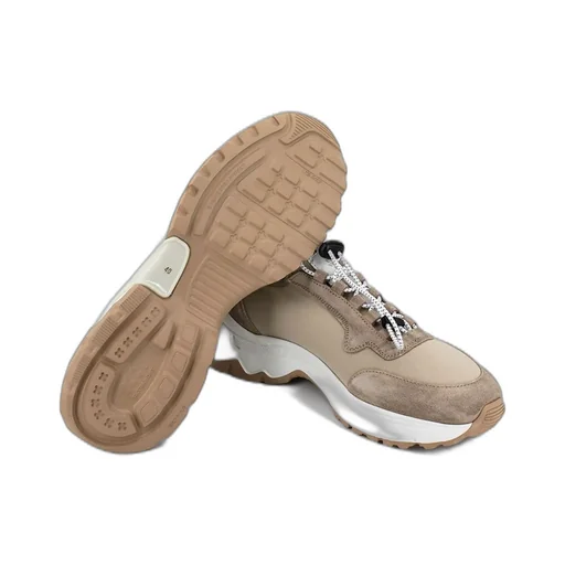 Eleventy Logo Patch Lace Up Sneakers