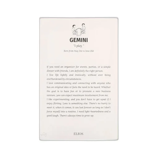 Elios Gemini Zodiac Socks