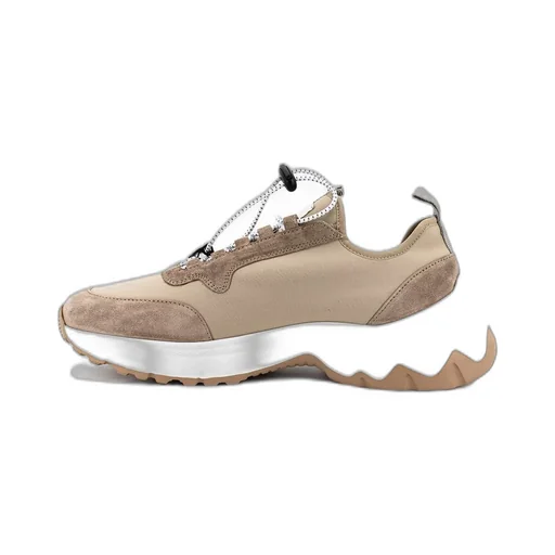 Eleventy Logo Patch Lace Up Sneakers