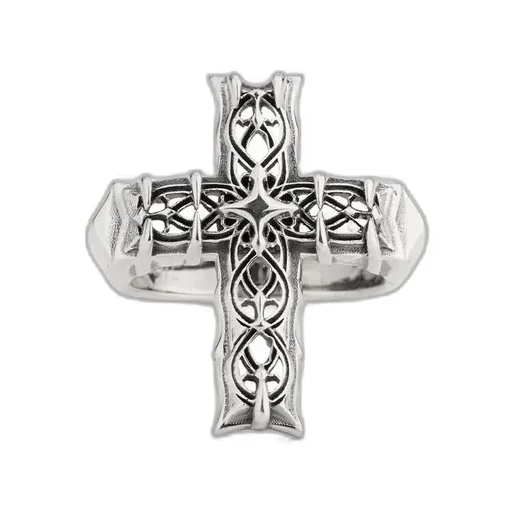 Emanuele Bicocchi Reissue Large Notre-Dame Cross Ring