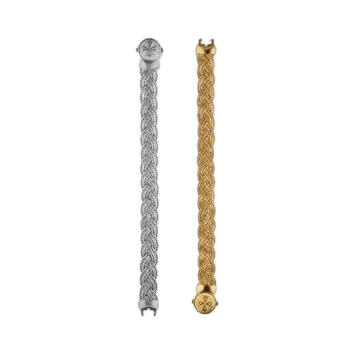 Emanuele Bicocchi Diamond-Cut Flat Braided Choker