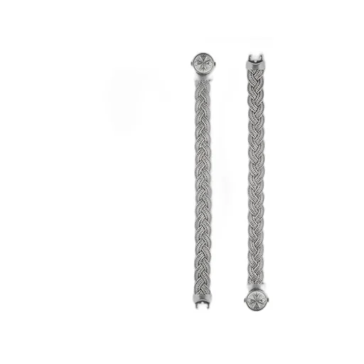 Emanuele Bicocchi Diamond-Cut Flat Braided Choker