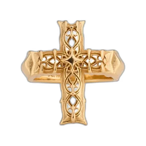 Emanuele Bicocchi Reissue Large Notre Dame Cross Ring