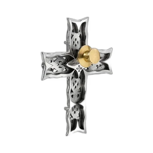 Emanuele Bicocchi Notre-Dame Cross Brooch