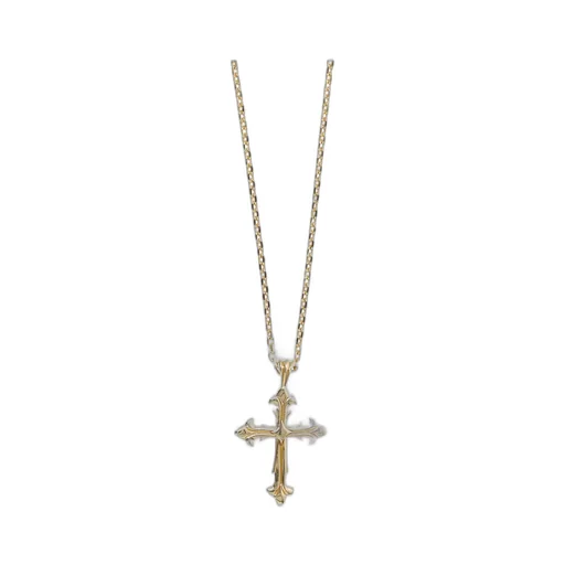 Emanuele Bicocchi Medium Fleury Cross Pendant Necklace