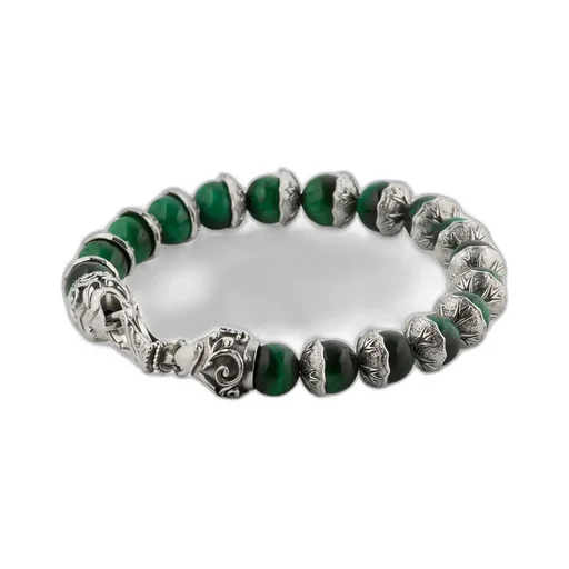 Emanuele Bicocchi Beaded Logo Bracelet