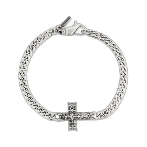 Emanuele Bicocchi Notre Dame Cross Chain Bracelet
