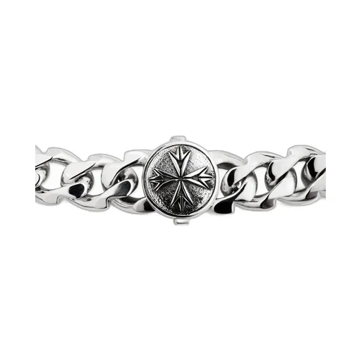 Emanuele Bicocchi Large Logo Chain Bracelet