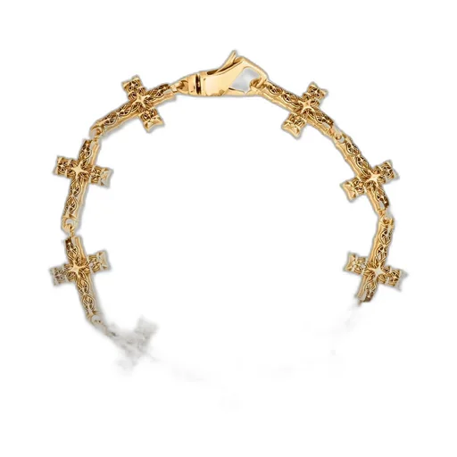 Emanuele Bicocchi Multi Notre Dame Cross Bracelet