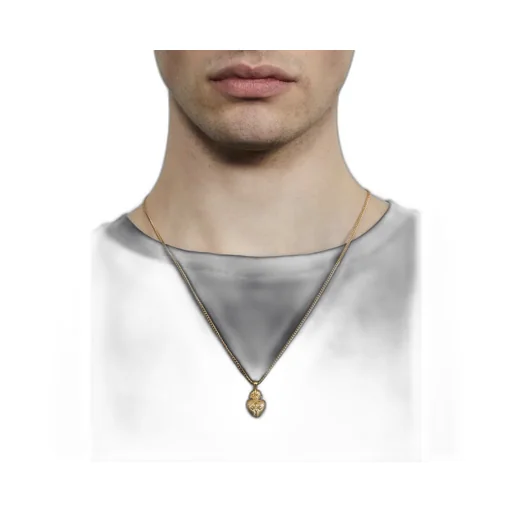 Emanuele Bicocchi Small Sacred Heart Necklace
