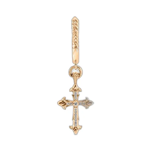Emanuele Bicocchi Fleury Cross Earring