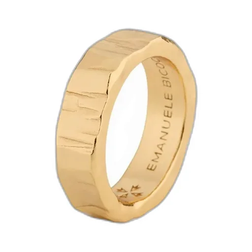 Emanuele Bicocchi Hammered Band Ring