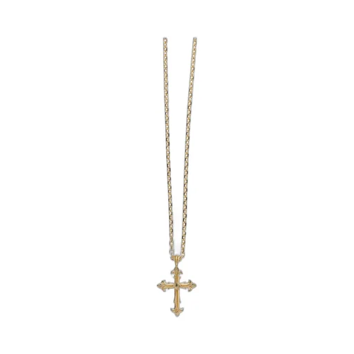 Emanuele Bicocchi Fleury Cross Pendant Necklace