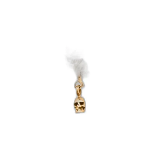 Emanuele Bicocchi Rose And Skull Pendant Necklace
