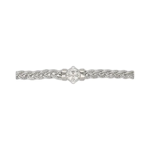 Emanuele Bicocchi Diamond-Cut Flat Braided Necklace