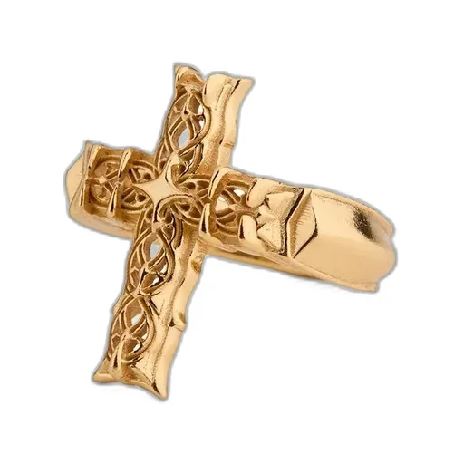 Emanuele Bicocchi Reissue Large Notre Dame Cross Ring