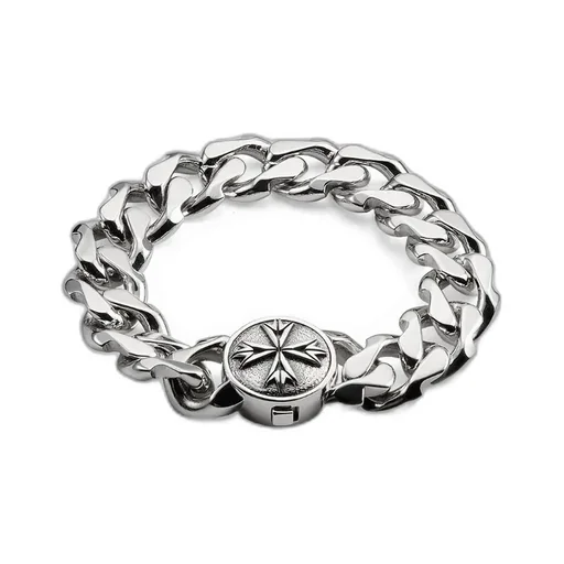 Emanuele Bicocchi Large Logo Chain Bracelet