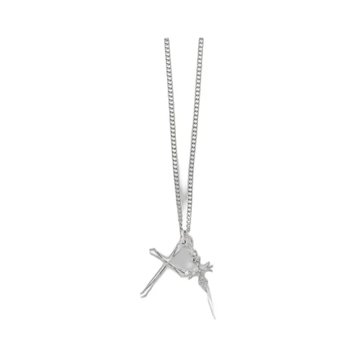 Emanuele Bicocchi Pugnale And Cross Necklace