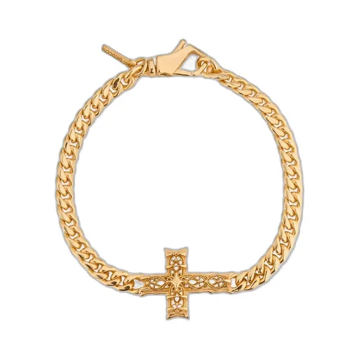 Emanuele Bicocchi Notre Dame Cross Chain Bracelet