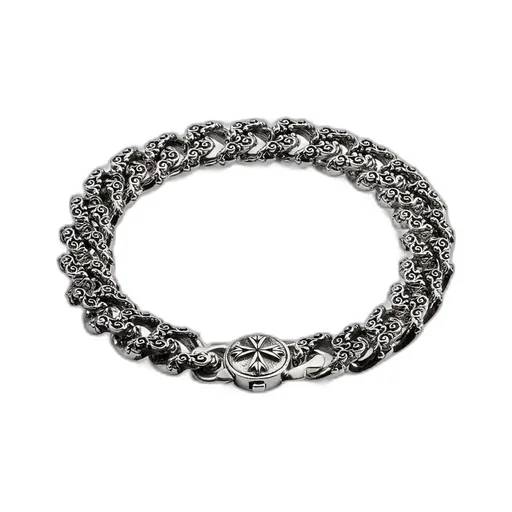 Emanuele Bicocchi Small Flourish Chain Bracelet