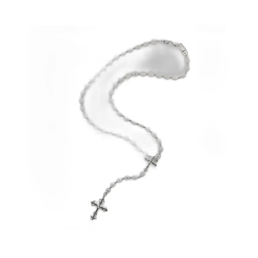 Emanuele Bicocchi Large Pearl Rosary Necklace