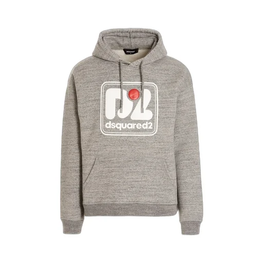 Dsquared2 Logo Printed Drawstring Hoodie
