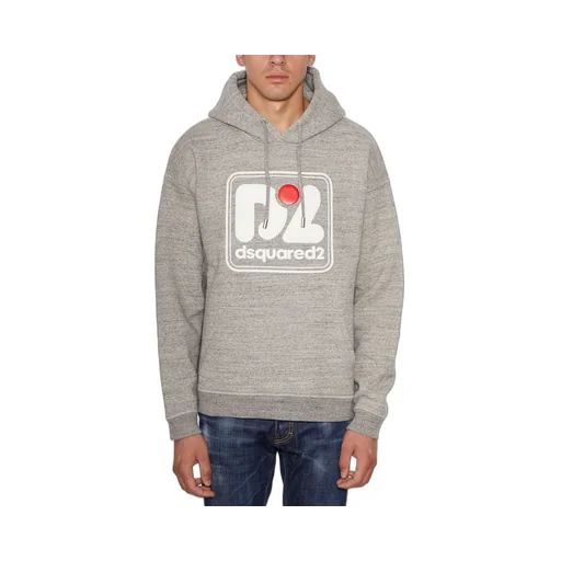 Dsquared2 Logo Printed Drawstring Hoodie
