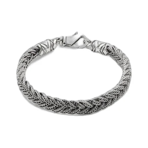 Emanuele Bicocchi Diamond Cut Braided Bracelet