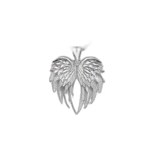 Emanuele Bicocchi Wings Heart Pendant Necklace