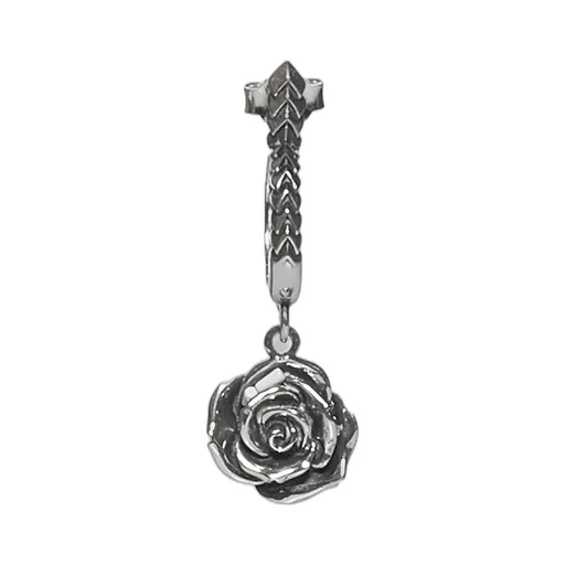 Emanuele Bicocchi Rose Drop Single Earring