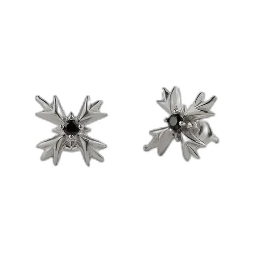Emanuele Bicocchi Embellished Crest Earrings