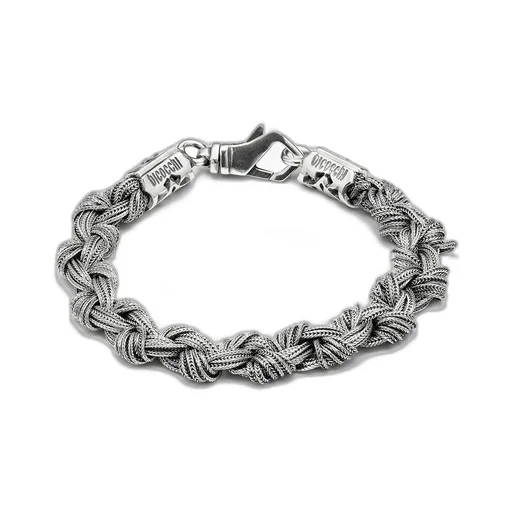 Emanuele Bicocchi Large Braided Knot Bracelet