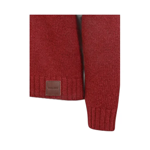Dsquared2 Logo-Patch Crewneck Jumper
