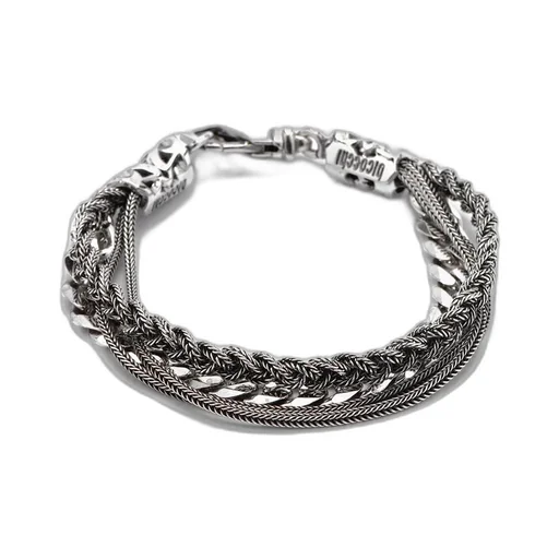 Emanuele Bicocchi Chain And Braided Bracelet
