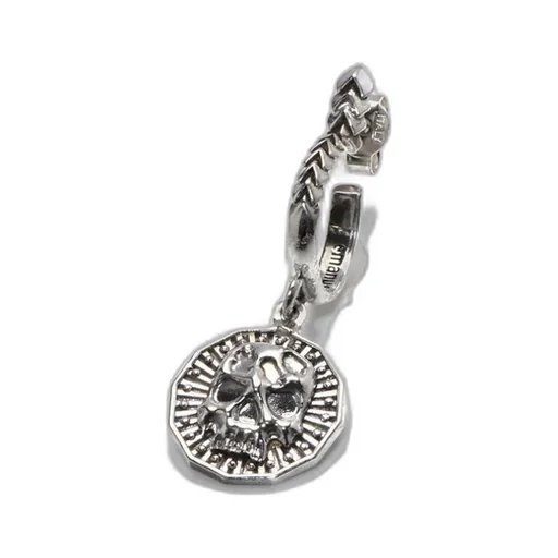 Emanuele Bicocchi Skull Coin Single Earring