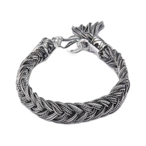 Emanuele Bicocchi Fishtail Braid Bracelet