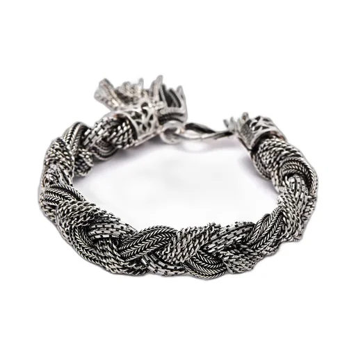 Emanuele Bicocchi Large Mixed Braided Bracelet