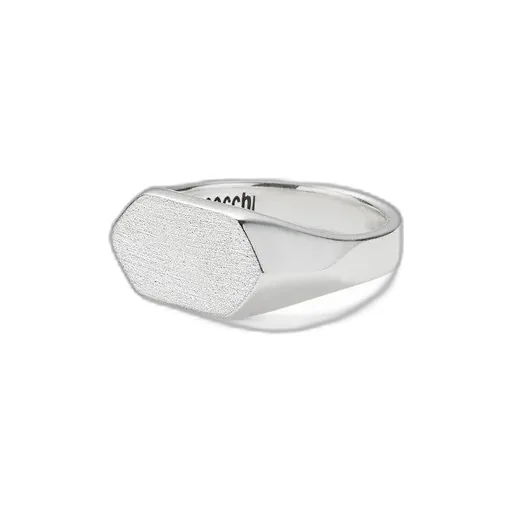 Emanuele Bicocchi Scratched Signet Ring