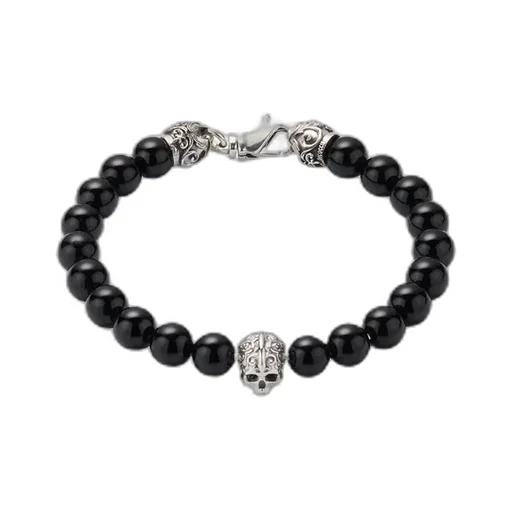 Emanuele Bicocchi Skull Bead Bracelet