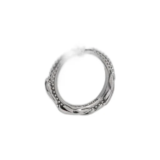 Emanuele Bicocchi Flame Ring Pendant Necklace