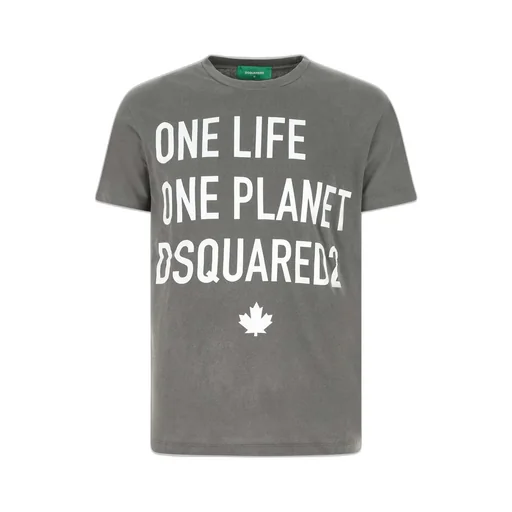Dsquared2 Slogan Print Crewneck T-Shirt