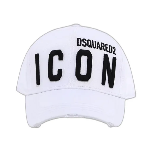 Dsquared2 Icon Logo Embroidered Distressed Baseball Cap