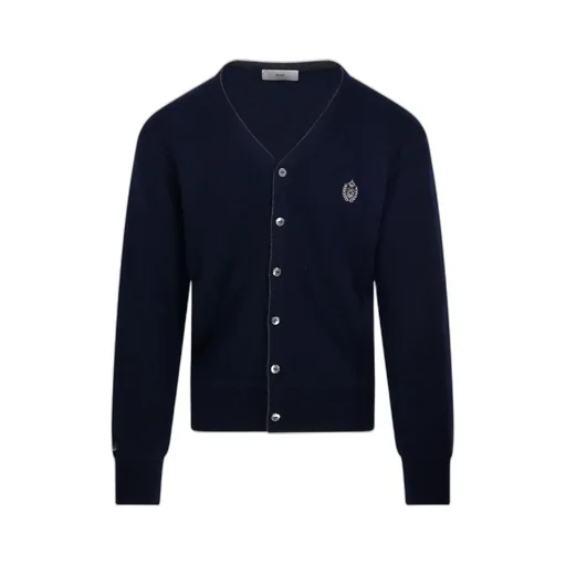 Dunst Logo Wool Cardigan