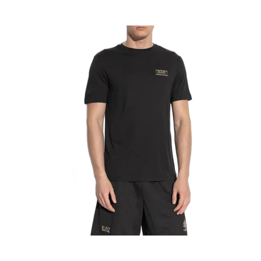 Ea7 Emporio Armani Logo Patch Crewneck T-Shirt