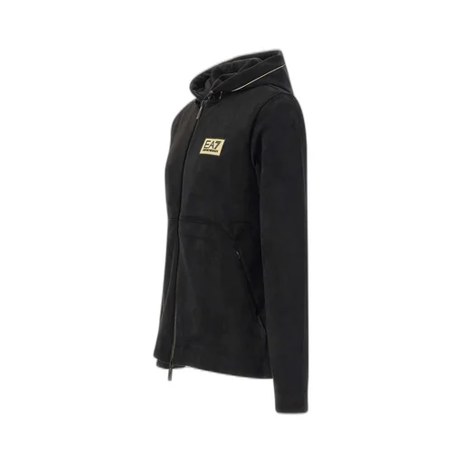 Ea7 Emporio Armani Chenille Zip-Up Hoodie