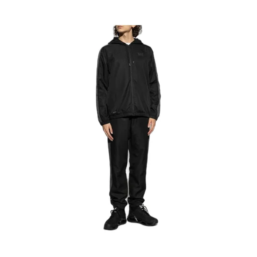 Ea7 Emporio Armani Logo Printed Two Piece Tracksuit Set